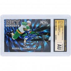 Kirill Kaprizov Minnesota Wild Autographed 2020-21 Skybox Metal Universe Net Deposits #ND-1 CGC Authenticated Rookie Card
