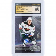 Kirill Kaprizov Minnesota Wild Autographed 2020-21 Skybox Metal Universe #R-44 CGC Authenticated Rookie Card