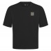 New York Rangers Levelwear Black Copper Oversized Luxe Signature Knit T-Shirt