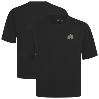 Colorado Avalanche Levelwear Black Copper Oversized Luxe Signature Knit T-Shirt