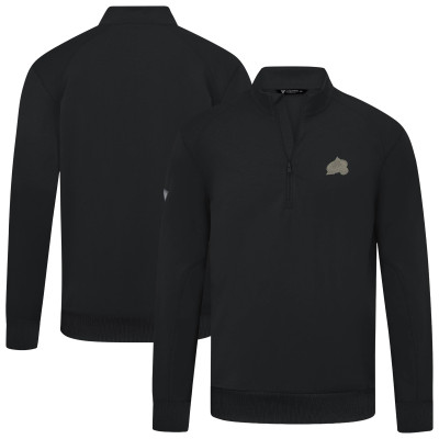 Colorado Avalanche Levelwear Black Copper Upright Quarter-Zip Pullover