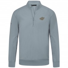 Minnesota Wild Levelwear Gray Copper Upright Quarter-Zip Pullover