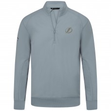Tampa Bay Lightning Levelwear Gray Copper Upright Quarter-Zip Pullover