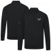 Washington Capitals Levelwear Black Copper Upright Quarter-Zip Pullover