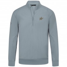 Dallas Stars Levelwear Gray Copper Upright Quarter-Zip Pullover