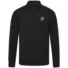 Buffalo Sabres Levelwear Black Copper Upright Quarter-Zip Pullover