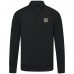 New York Rangers Levelwear Black Copper Upright Quarter-Zip Pullover