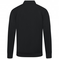 New York Rangers Levelwear Black Copper Upright Quarter-Zip Pullover New York Rangers Levelwear Black Copper Upright Quarter-Zip Pullover