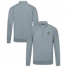 New York Rangers Levelwear Gray Copper Upright Quarter-Zip Pullover New York Rangers Levelwear Gray Copper Upright Quarter-Zip Pullover