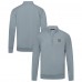 New York Rangers Levelwear Gray Copper Upright Quarter-Zip Pullover