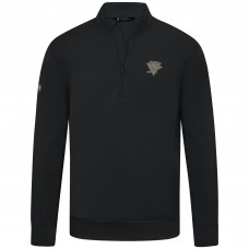 Pittsburgh Penguins Levelwear Black Copper Upright Quarter-Zip Pullover