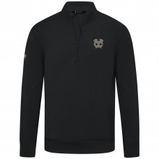 Chicago Blackhawks Levelwear Black Copper Upright Quarter-Zip Pullover Chicago Blackhawks Levelwear Black Copper Upright Quarter-Zip Pullover