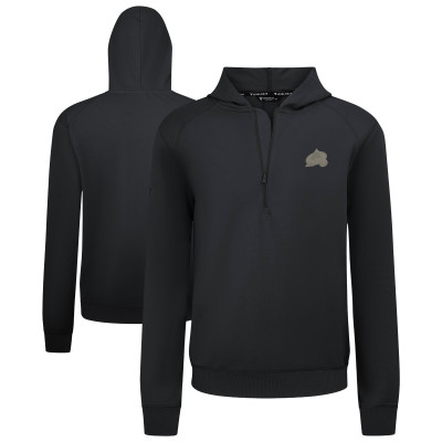 Colorado Avalanche Levelwear Black Technic Quarter-Zip Pullover Hoodie