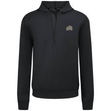 Colorado Avalanche Levelwear Black Technic Quarter-Zip Pullover Hoodie