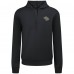 Utah Mammoth Levelwear Black Technic Quarter-Zip Pullover Hoodie