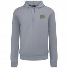 Толстовка Philadelphia Flyers Levelwear Gray Technic Quarter-Zip