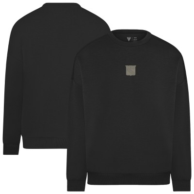 New York Rangers Levelwear Black Luxe Signature Sweatshirt