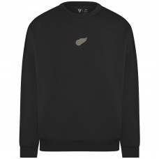 Detroit Red Wings Levelwear Black Luxe Signature Sweatshirt