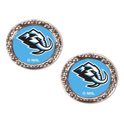 Utah Mammoth WinCraft Logo Round Post Earrings
