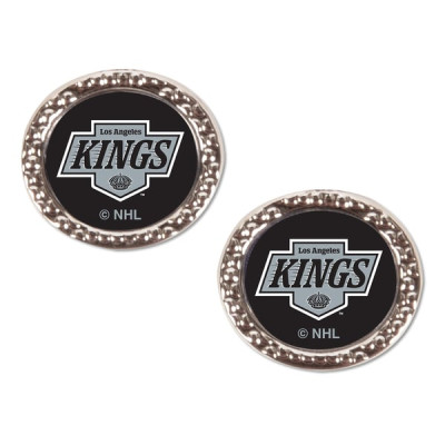 Серьги Los Angeles Kings WinCraft Logo Round Post