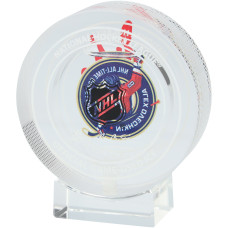 Шайба с игры Alexander Ovechkin Washington Capitals Autographed Fanatics Authentic Crystal Puck - Filled with Game-Used Ice from 895th Goal Game Шайба с игры Alexander Ovechkin Washington Capitals Autographed Fanatics Authentic Crystal Puck - Filled with Game-Used Ice from 895th Goal Game