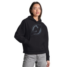 Женская толстовка New Jersey Devils Starter Black Rhinestone Relaxed Женская толстовка New Jersey Devils Starter Black Rhinestone Relaxed