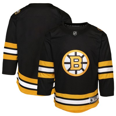 Малышам Boston Bruins Black Home Replica Jersey