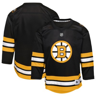 Подростковая Boston Bruins Black Home Replica Jersey
