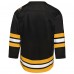 Подростковая Boston Bruins Black Home Replica Jersey