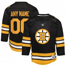 Подростковая Boston Bruins Black Home Custom Replica Jersey