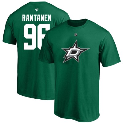 Dallas Stars Mikko Rantanen Fanatics Kelly Green Big &Tall Name & Number T-Shirt