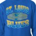St. Louis Blues Starter Blue Team Grit Graphic Fleece Pullover Sweatshirt