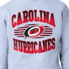 Carolina Hurricanes Starter Gray Team Grit Graphic Fleece Pullover Sweatshirt Carolina Hurricanes Starter Gray Team Grit Graphic Fleece Pullover Sweatshirt
