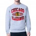 Кофта Chicago Blackhawks Starter Gray Team Grit Graphic Fleece Кофта Chicago Blackhawks Starter Gray Team Grit Graphic Fleece