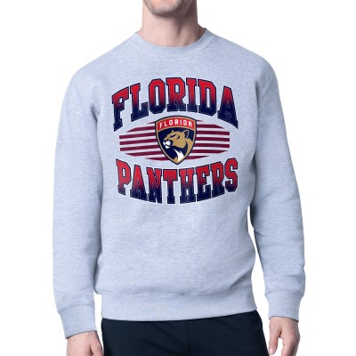 Кофта Florida Panthers Starter Gray Team Grit Graphic Fleece