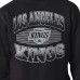 Los Angeles Kings Starter Black Team Grit Graphic Fleece Pullover Sweatshirt