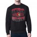 Ottawa Senators Starter Black Team Grit Graphic Fleece Pullover Sweatshirt