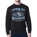 Utah Mammoth Starter Black Team Grit Graphic Fleece Pullover Sweatshirt