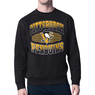 Кофта Pittsburgh Penguins Starter Black Team Grit Graphic Fleece