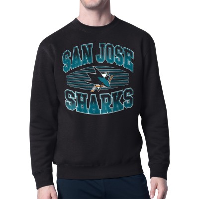 Кофта San Jose Sharks Starter Black Team Grit Graphic Fleece