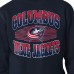 Columbus Blue Jackets Starter Navy Team Grit Graphic Fleece Pullover Sweatshirt