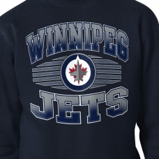 Кофта Winnipeg Jets Starter Navy Team Grit Graphic Fleece