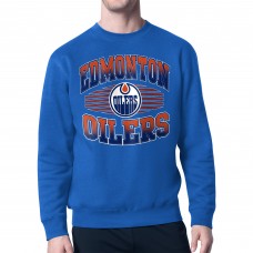 Кофта Edmonton Oilers Starter Royal Team Grit Graphic Fleece