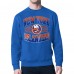 New York Islanders Starter Royal Team Grit Graphic Fleece Pullover Sweatshirt