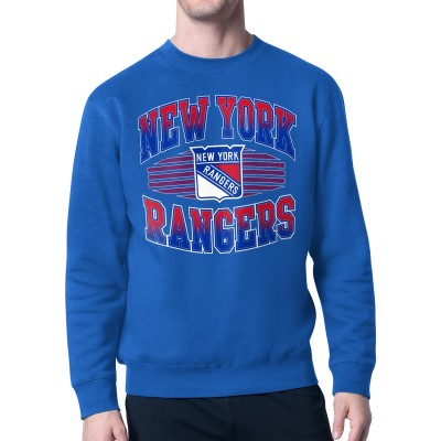 Кофта New York Rangers Starter Blue Team Grit Graphic Fleece
