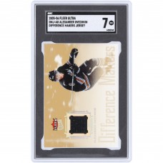 Alexander Ovechkin Washington Capitals 2005-06 Fleer Ultra Difference Makers Jersey Relic #DMJ-AO SGC Authenticated 7 Rookie Card