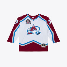Colorado Avalanche Patrick Roy Mitchell & Ness White 1995 Power Play Jersey Colorado Avalanche Patrick Roy Mitchell & Ness White 1995 Power Play Jersey