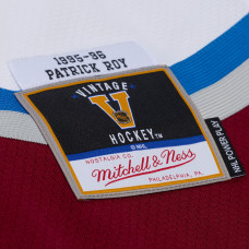 Colorado Avalanche Patrick Roy Mitchell & Ness White 1995 Power Play Jersey Colorado Avalanche Patrick Roy Mitchell & Ness White 1995 Power Play Jersey