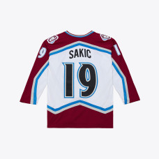 Colorado Avalanche Joe Sakic Mitchell & Ness White 1995 Power Play Jersey Colorado Avalanche Joe Sakic Mitchell & Ness White 1995 Power Play Jersey