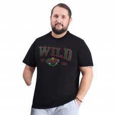 Minnesota Wild G-III Sports by Carl Banks Black Adaptive Classic Team Graphic T-Shirt